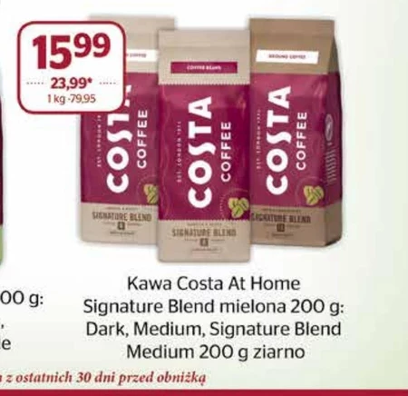 COSTA COFFEE Signature Blend Kawa palona mielona 500 g