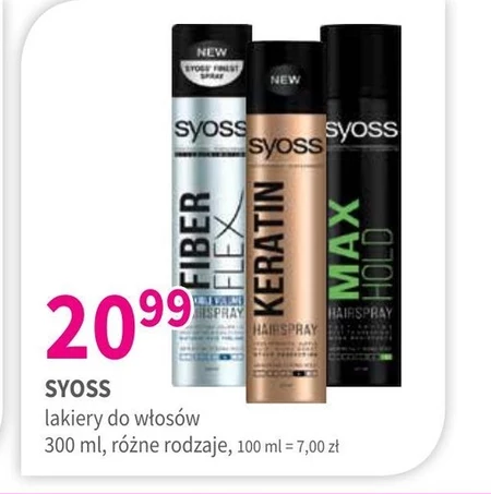 Syoss Keratin Lakier do włosów nadający połysk 300 ml