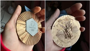 Zniszczony medal Aleksandry Kałuckiej