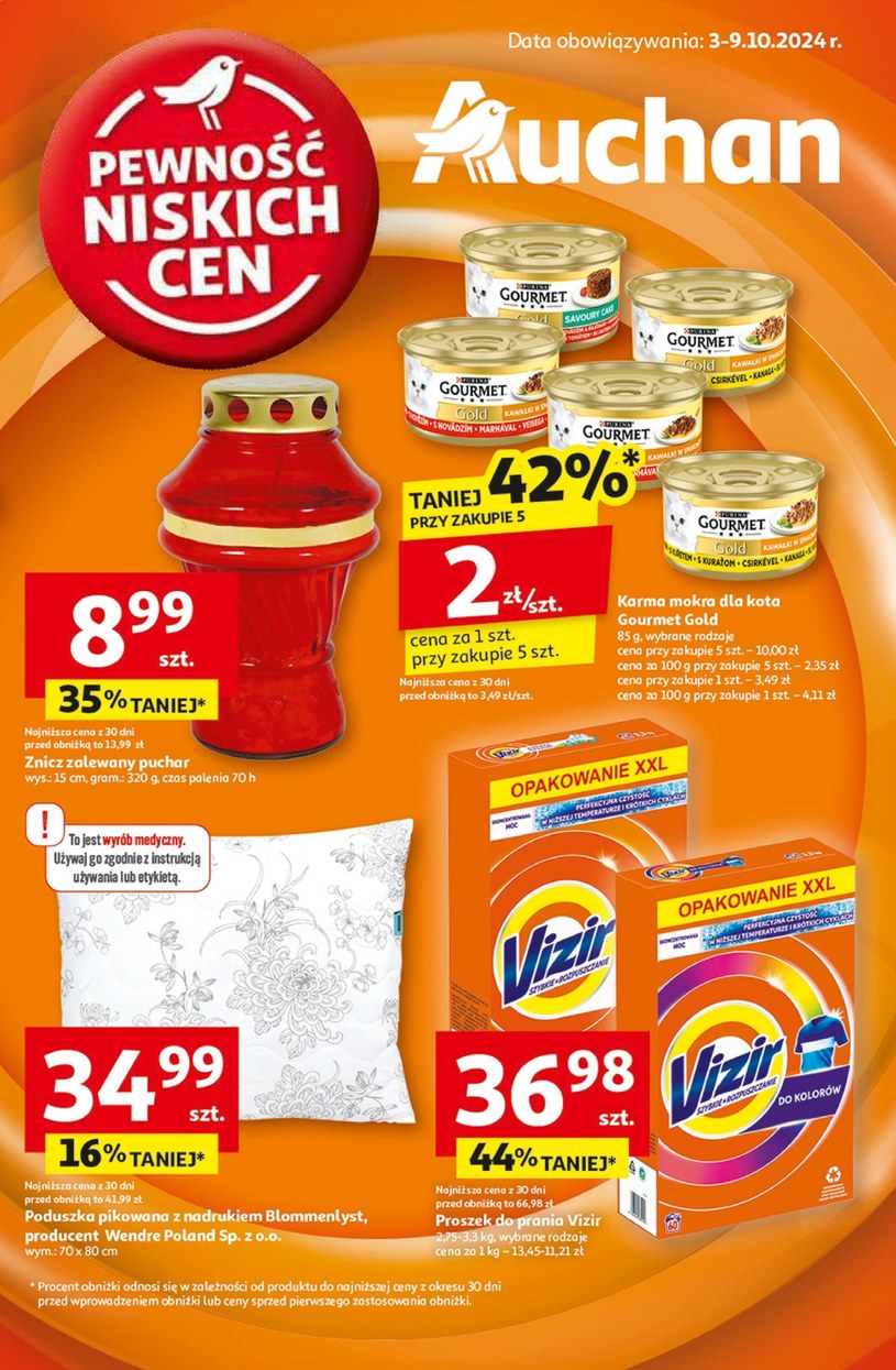 Gazetka promocyjna Auchan Hipermarket - ważna od 03. 10. 2024 do 09. 10. 2024