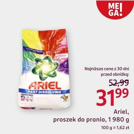 Ariel Proszek do prania 1.98kg, kg prań, Color