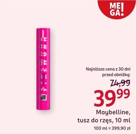 Tusz do rzęs Maybelline