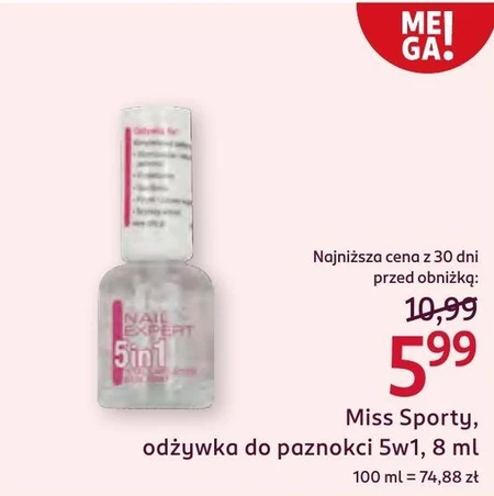 Кондиціонер для нігтів Miss Sporty