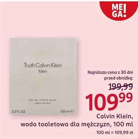 Woda toaletowa Calvin Klein