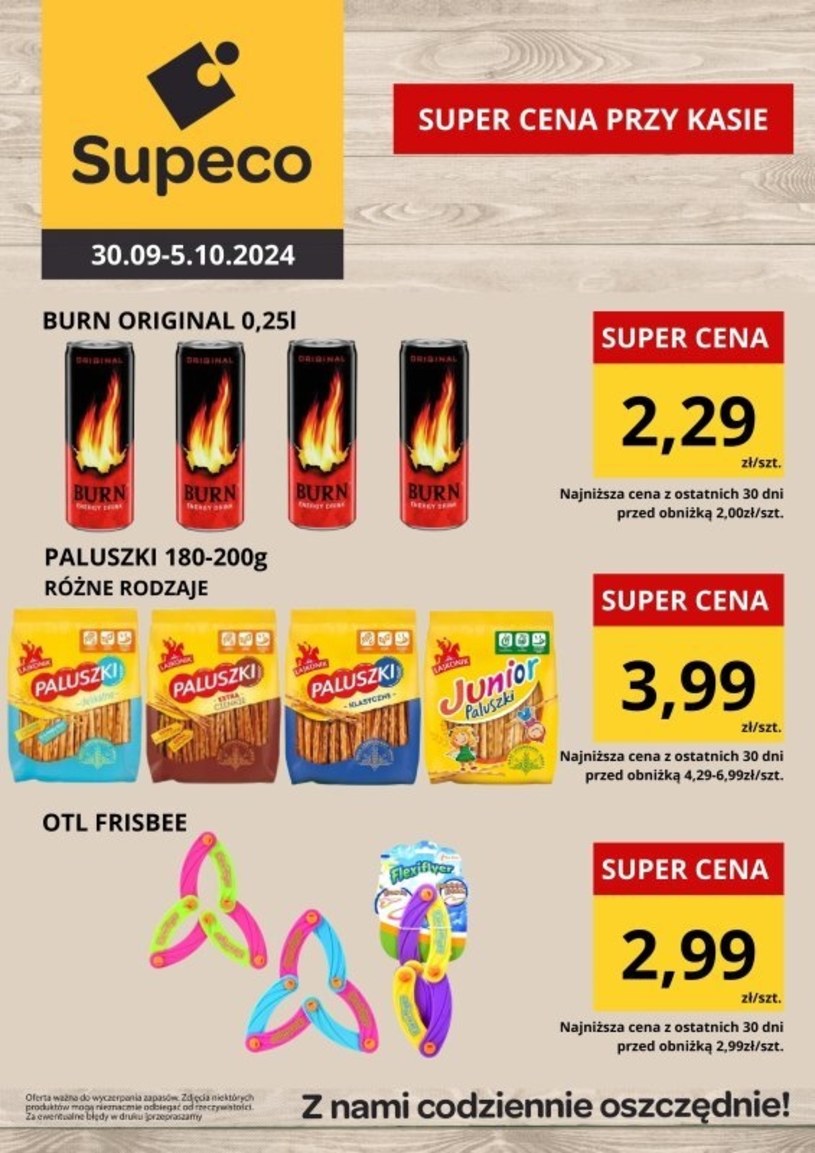 Gazetka: Supeco - super cena przy kasie - strona 1