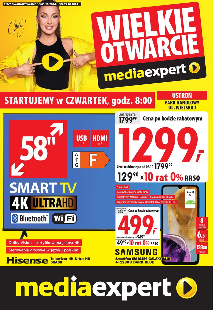 Gazetka promocyjna Media Expert - ważna od 03. 10. 2024 do 05. 10. 2024