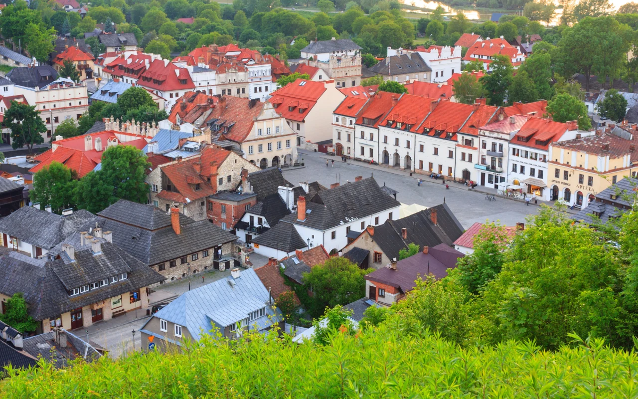 Kazimierz Dolny słynie z urokliwych kamieniczek Kazimierz Dolny