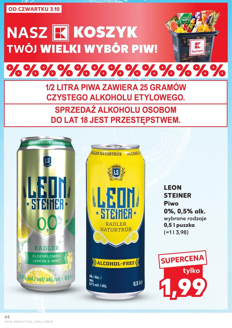 Gazetka: Okazje na cały tydzień - Kaufland - strona 64