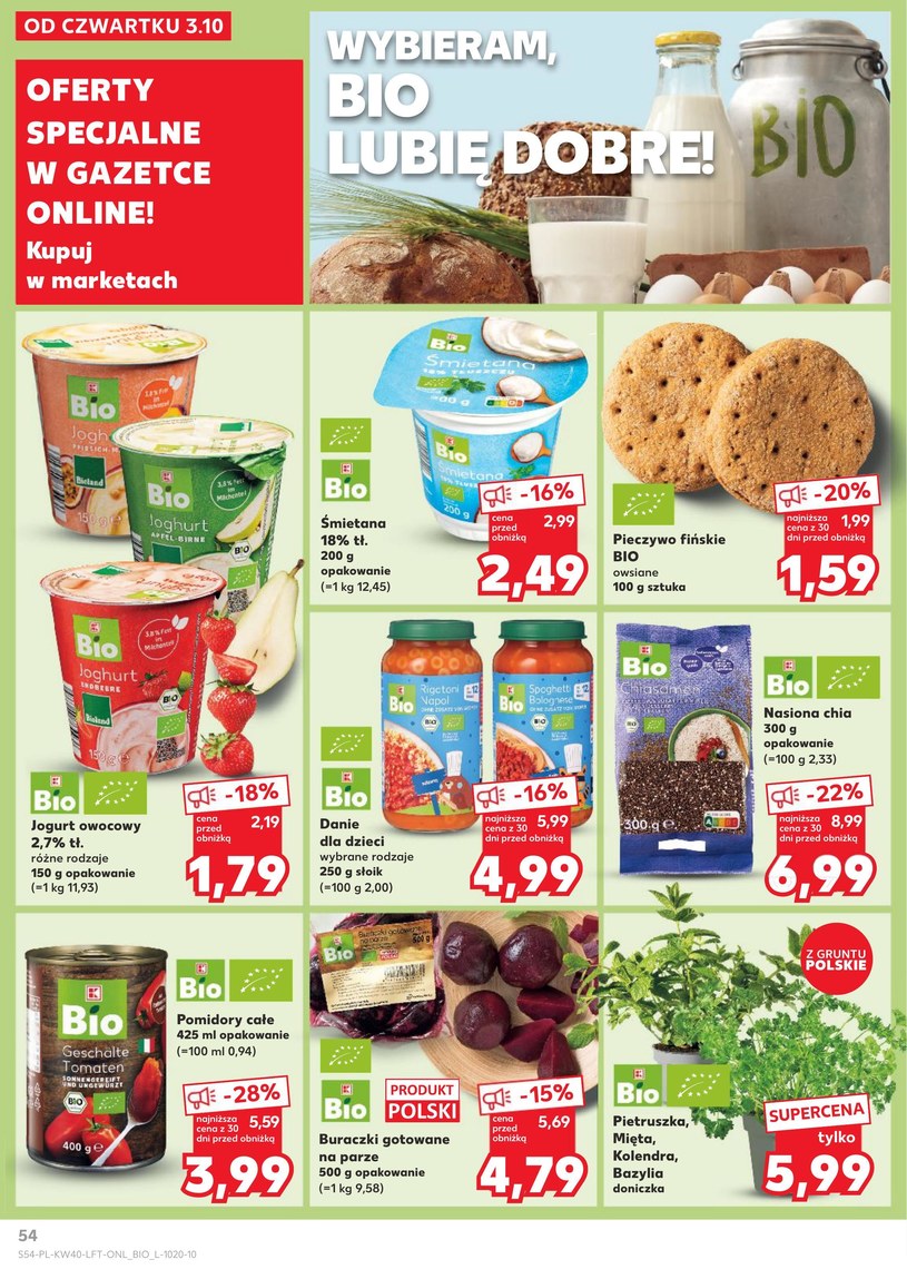 Gazetka: Oferta handlowa sieci Kaufland - strona 54