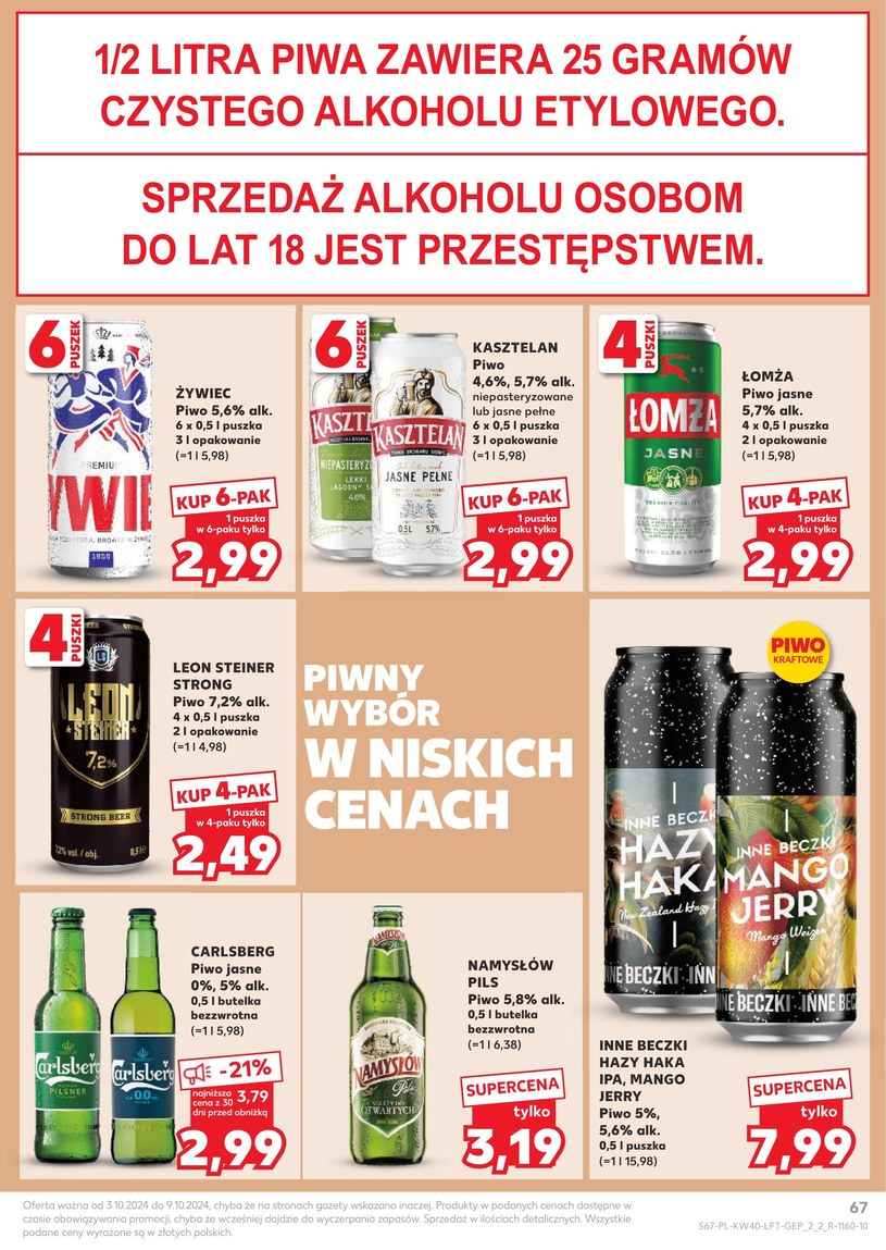 Gazetka: Naprawdę niskie ceny! - Kaufland - strona 67