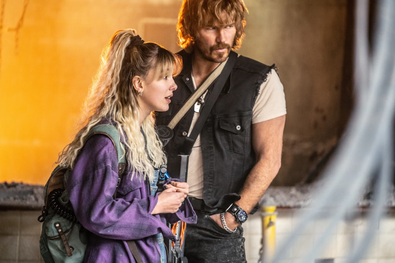 "Electric State": Millie Bobby Brown, Chris Pratt "Electric State": Millie Bobby Brown, Chris Pratt