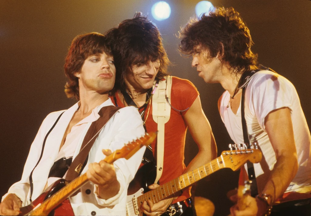 Mick Jagger, Ronnie Wood i Keith Richards z The Rolling Stones