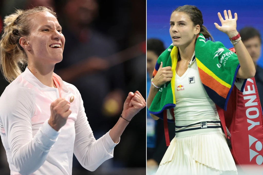 Viktorija Golubic (z lewej) i Emma Navarro Viktorija Golubic (z lewej) i Emma Navarro