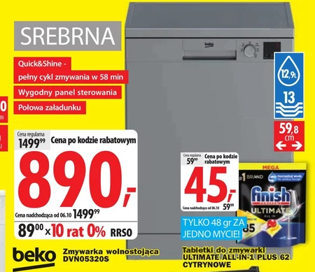 Zmywarka wolnostojąca Beko