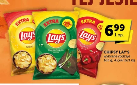 Lay's Chipsy ziemniaczane o smaku zielonej cebulki 163 g