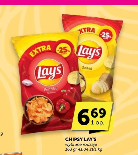 Lay's Chipsy ziemniaczane solone 163 g