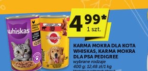 Mokra karma dla kota Whiskas, Pedigree niska cena