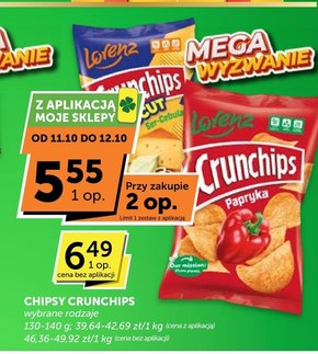 Crunchips Chipsy ziemniaczane o smaku papryka 140 g niska cena