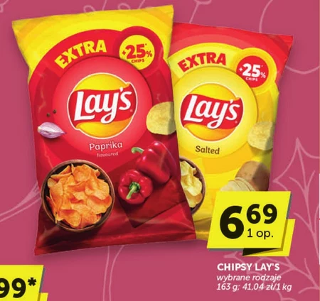Lay's Chipsy ziemniaczane solone 163 g