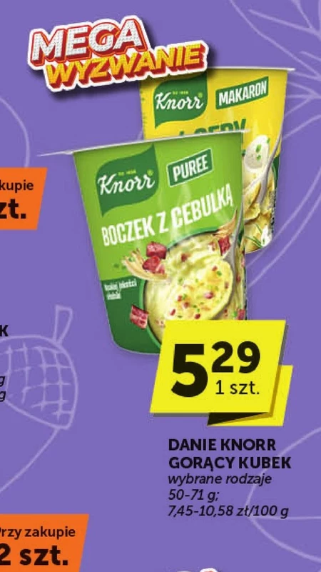 Knorr Puree boczek z cebulką 51 g