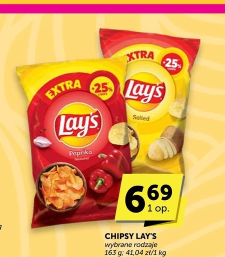 Lay's Chipsy ziemniaczane solone 163 g