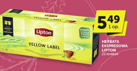 Lipton Yellow Label Herbata 25 torebek