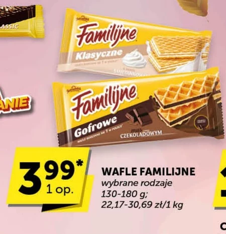 Familijne Gofrowe wafle z musem czekoladowym 130 g