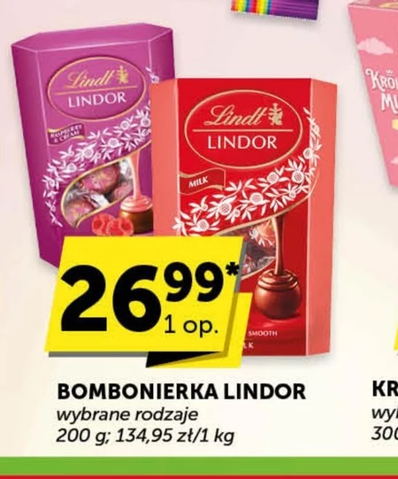 Lindt Lindor Praliny z czekolady mlecznej 200 g