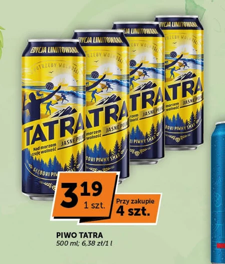 Tatra Piwo jasne pełne 500 ml
