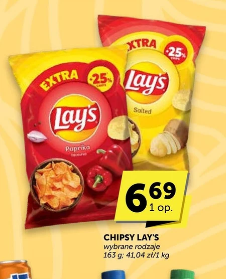 Lay's Chipsy ziemniaczane solone 163 g
