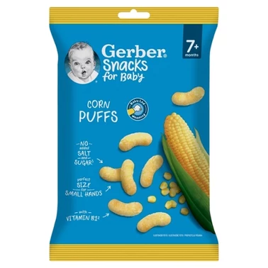 Gerber Snack Chrupki kukurydziane po 7 miesiącu 28 g - 0