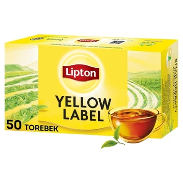 Lipton Yellow Label Herbata czarna 100 g (50 torebek) - 0