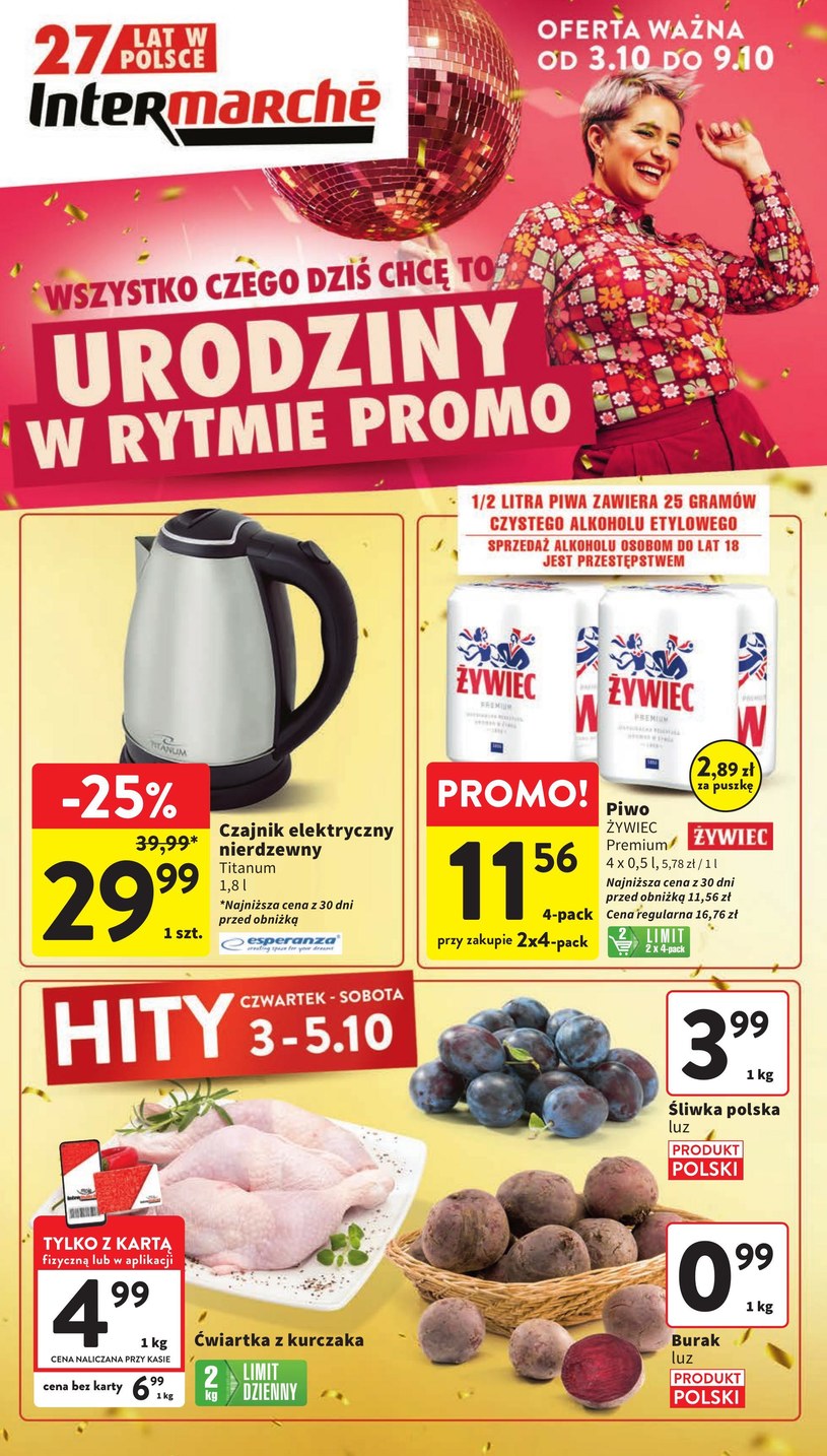 Gazetka: Promocje na urodziny w Intermarche  - strona 1