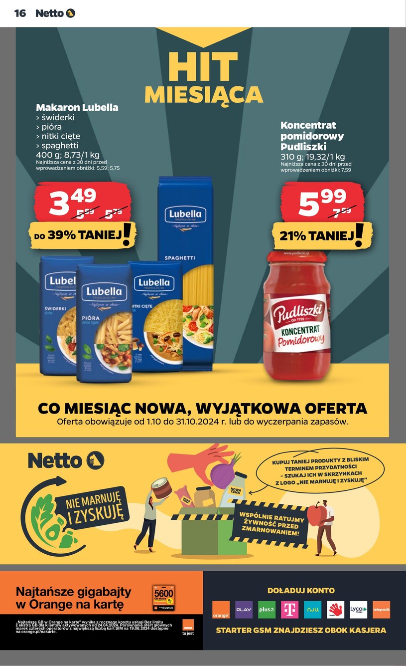 Gazetka: Wielkie oszczędzanie z Netto  - strona 16