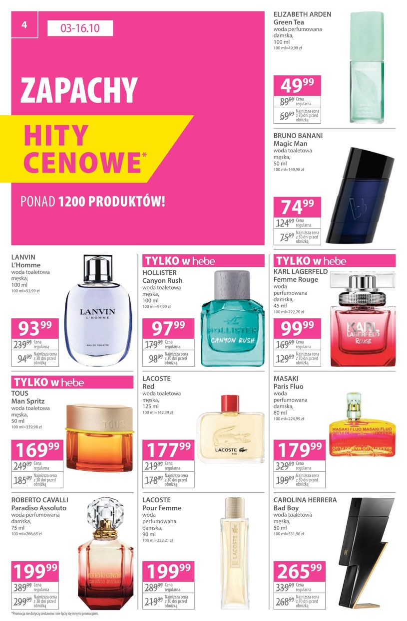 Gazetka: Perfumy taniej w Hebe  - strona 4