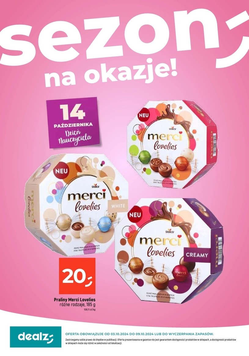 Gazetka promocyjna Dealz - ważna od 03. 10. 2024 do 09. 10. 2024