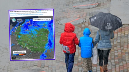 Czwartek będzie deszczowy i chłodny. Najwięcej opadów można się spodziewać na północy. Z tego powodu obowiązuje alert IMGW w części Pomorza