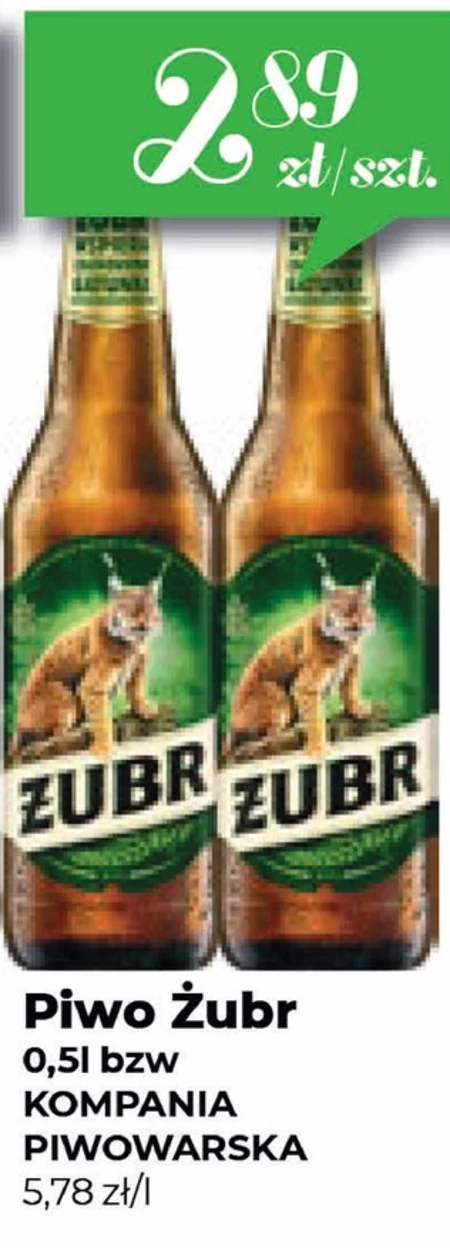 Żubr Piwo jasne 500 ml