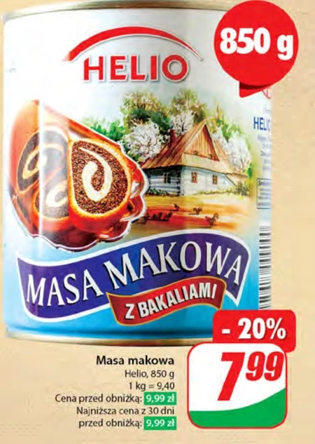 Masa makowa Helio