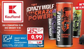 Napój energetyczny Crazy Wolf niska cena