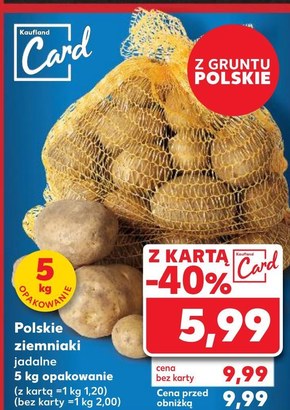 Ziemniaki Kaufland niska cena