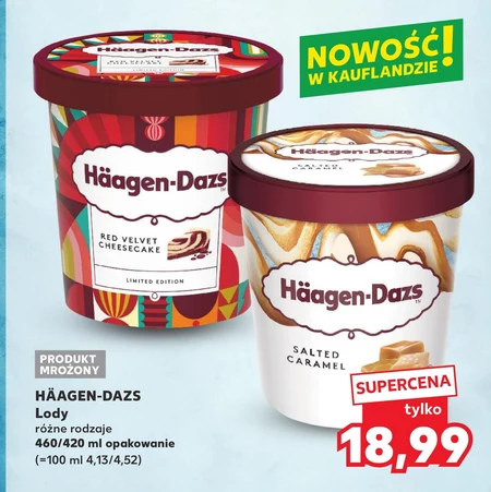 Häagen-Dazs Lody czekoladowe z belgijską czekoladą 460 ml