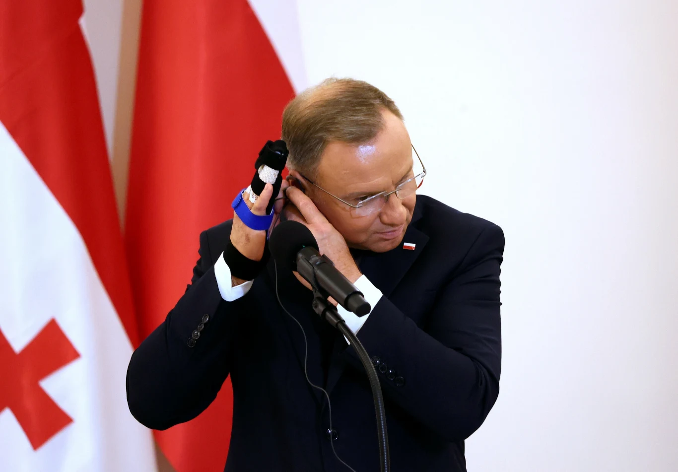 Zdjęcie Andrzeja Dudy z oficjalnej wizyty prezydent Gruzji Salome Zurabiszwili w Polsce Zdjęcie Andrzeja Dudy z oficjalnej wizyty prezydent Gruzji Salome Zurabiszwili w Polsce