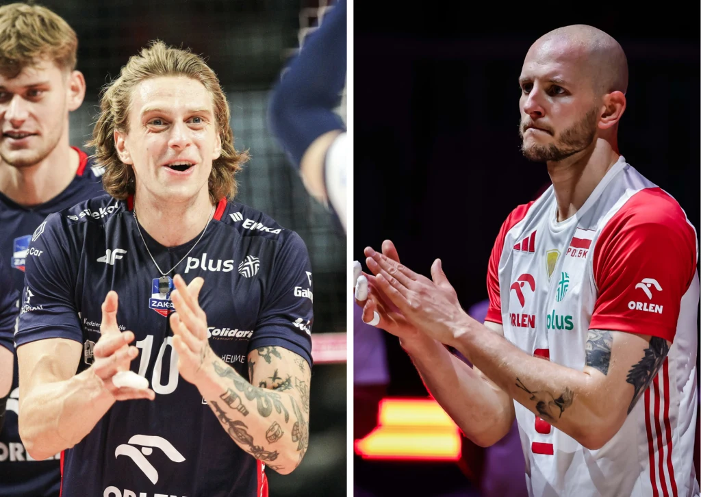 Mateusz Rećko (z lewej) zastępuje Bartosza Kurka Mateusz Rećko (z lewej) zastępuje Bartosza Kurka