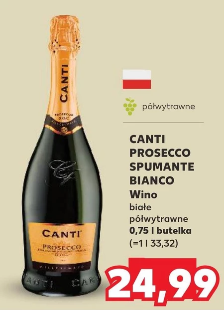 Wino półwytrawne Canti