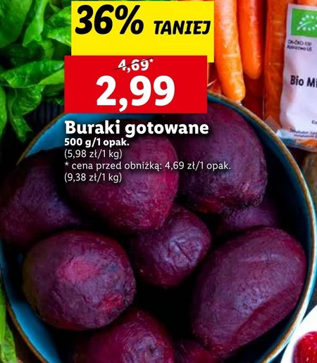 Buraczki gotowane Bio