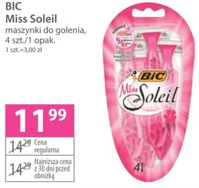 BiC Miss Soleil 3-ostrzowa maszynka do golenia 4 sztuki niska cena