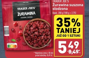 Żurawina suszona Trader Joe's niska cena