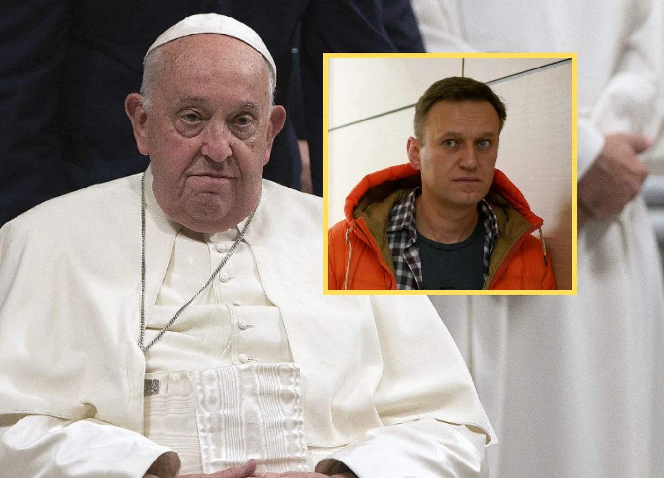 Papież Franciszek i Aleksiej Nawalny. Obaj zostali nominowani do Pokojowej Nagrody Nobla Papież Franciszek i Aleksiej Nawalny. Obaj zostali nominowani do Pokojowej Nagrody Nobla