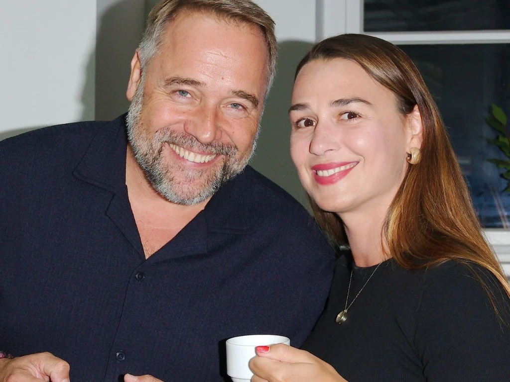 Łukasz Nowicki z żoną na salonach Łukasz Nowicki z żoną na salonach